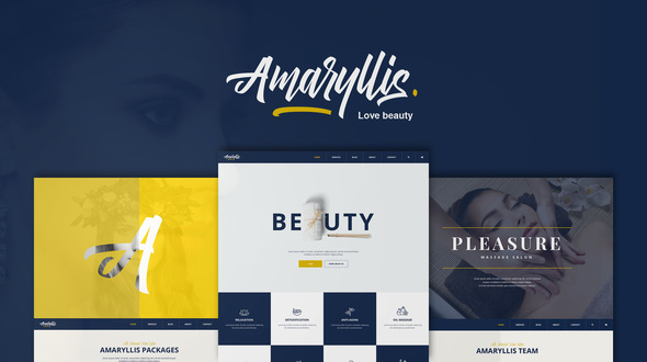 Amaryllis - Beauty/Spa WordPress Theme