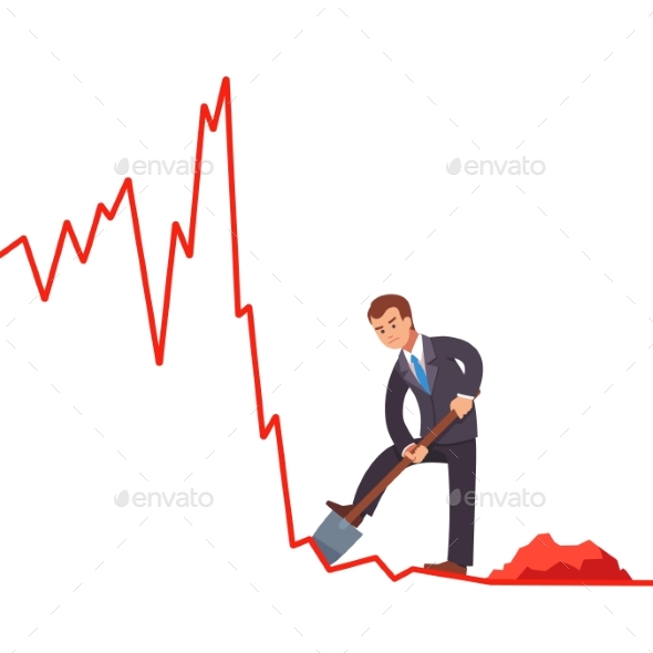 Market Crisis Concept - Concepts Business