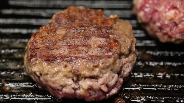 Cooking Burger - Roast Meat Cutlet at Food Fest