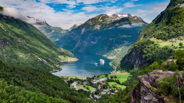 Geiranger Fjord, Norway alt