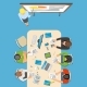 Professions Top View Composition, Vectors | GraphicRiver