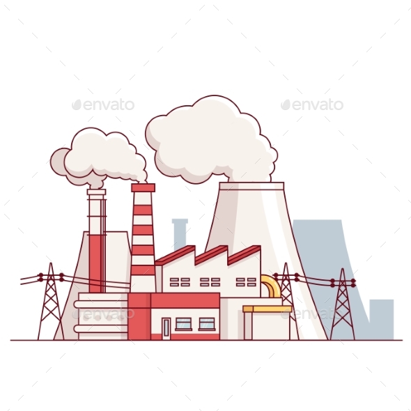 Electrical Power Production Plant - Buildings Objects