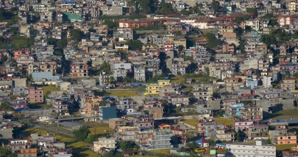 City Buildings in Pokhara