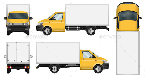 Delivery Van Template