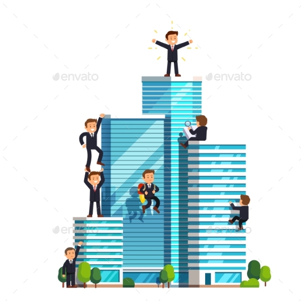 Business Competition in Achieving Success - Buildings Objects
