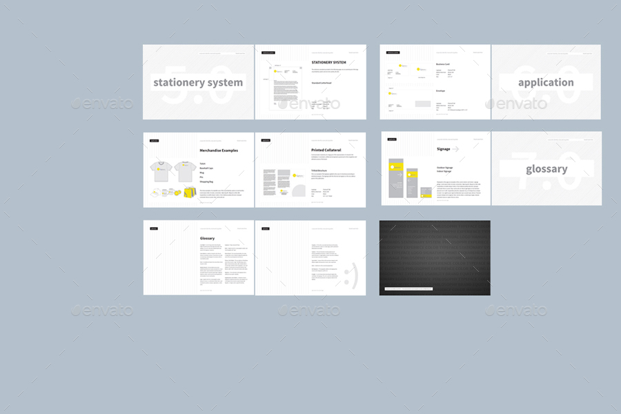 Corporate Identity Manuals and Guides Template by afahmy GraphicRiver