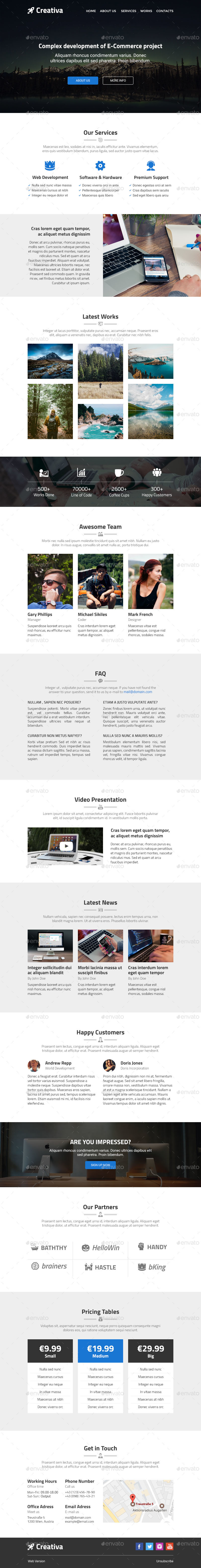 Creativa - Multipurpose Email Template, Web Elements | GraphicRiver