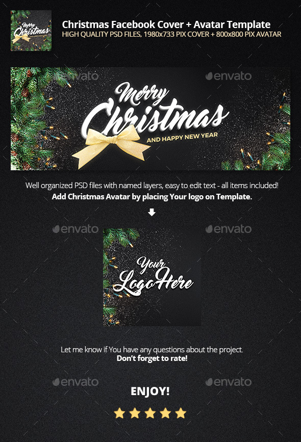 Merry Christmas - Facebook Cover - Facebook Timeline Covers Social Media