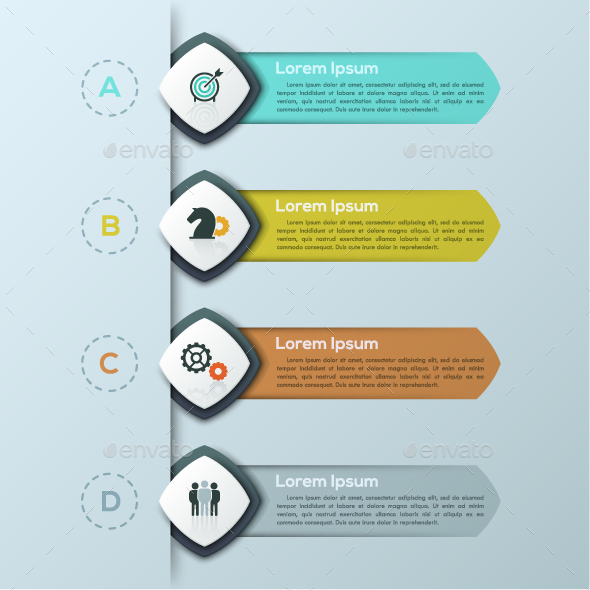 Modern Infographic Arrows Template