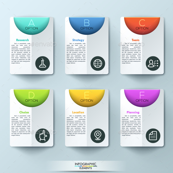 Modern Infographic Paper Template - Infographics