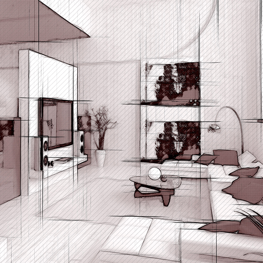 Interior Design Photoshop Actions - Interior Designs