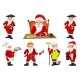 Vector Set for Christmas with Santa Claus. by Visual_Generation ...