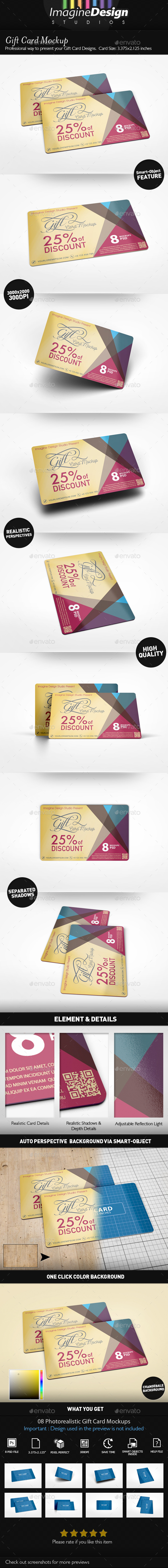 Gift Card Mockup