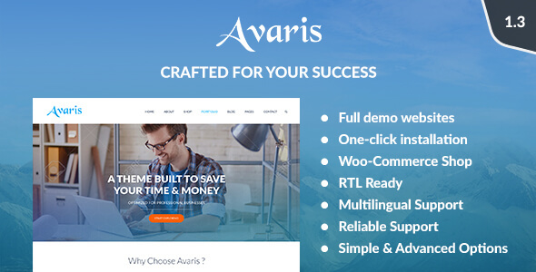 Avaris - Responsive - ThemeForest 16543524