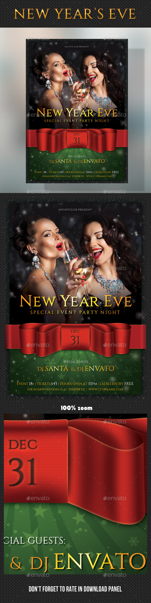 New Year Party Flyer - Clubs & Parties Events