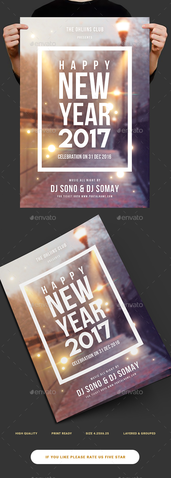 New year Party Flyer - Clubs & Parties Events