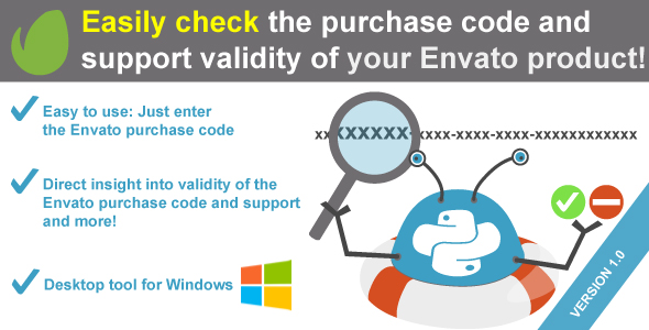 WeePie Envato Purchase Code and Support Checker - an Envato validator tool - CodeCanyon Item for Sale