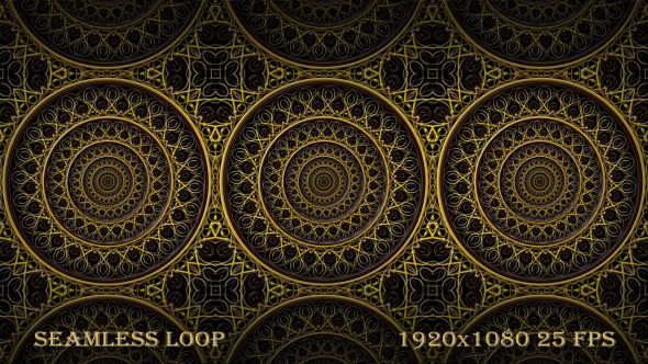 Gold-Bronze Pattern Background