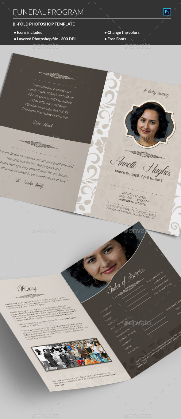 Funeral Program - Informational Brochures