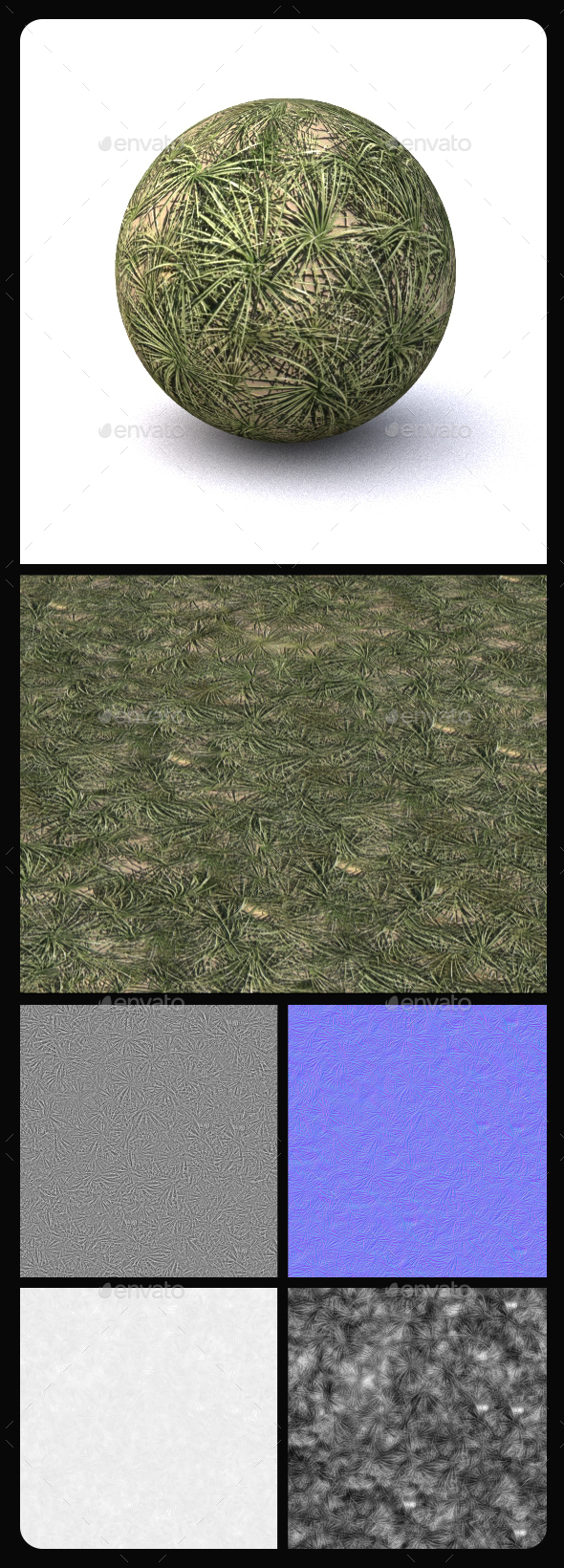 Grass Tile Texture - 3Docean 19185134