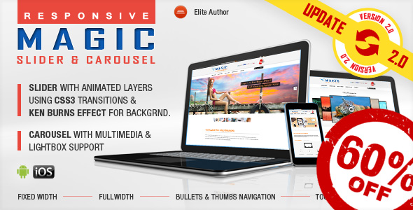 Magic Slider with Layers & Carousel with LightBox - CodeCanyon Item for Sale