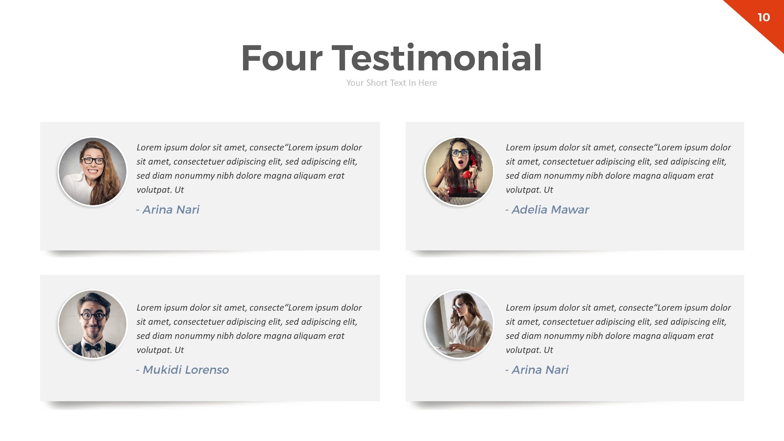 Testimony Powerpoint Template By Rrgraph 