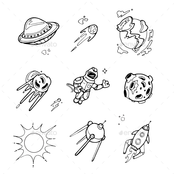 Space Set - Miscellaneous Vectors