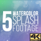 Watercolor Splash 4K - VideoHive Item for Sale