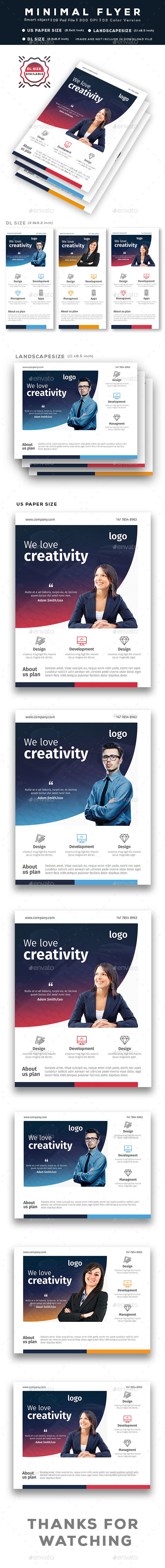 Minimal Flyer - Flyers Print Templates
