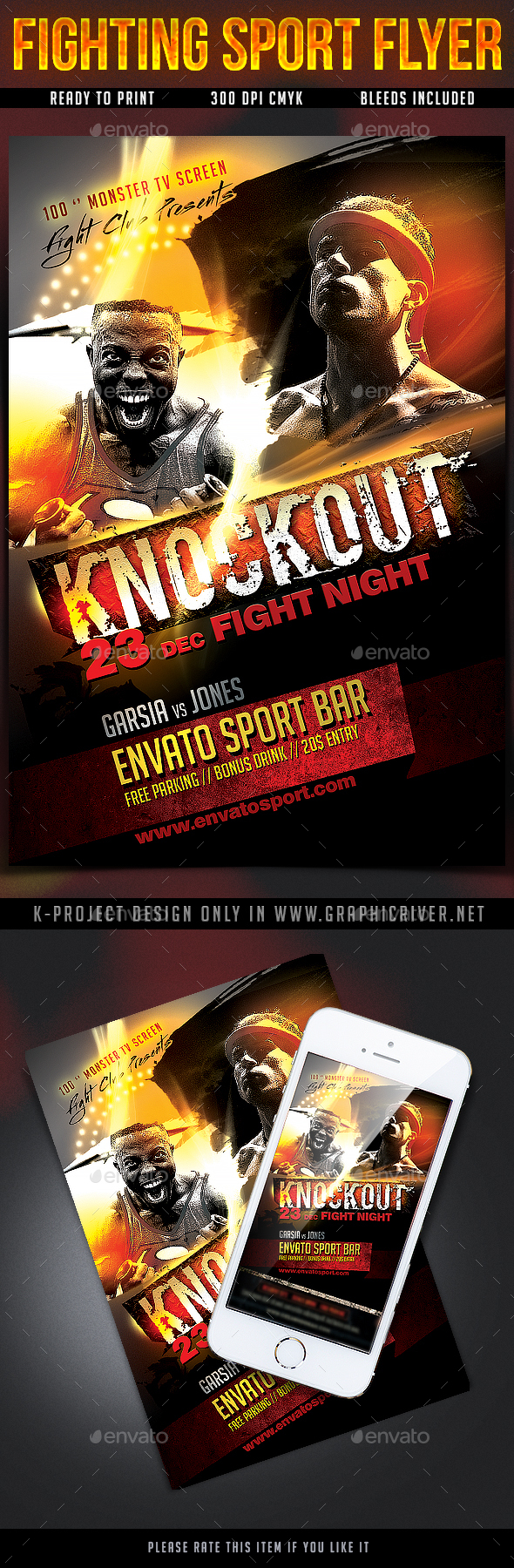 Fighting Sport Flyer - Sports Events