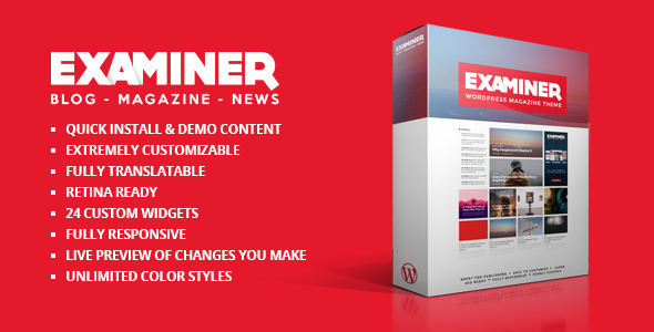 Examiner Magazine Theme Examiner Magazine Theme