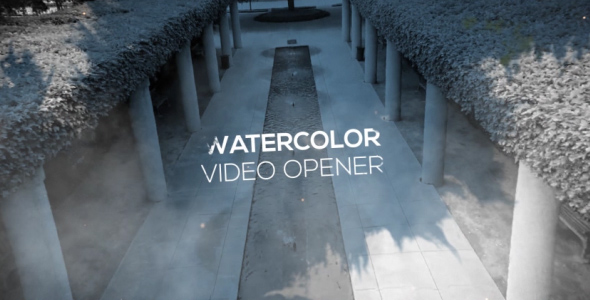 Watercolor Video Opener