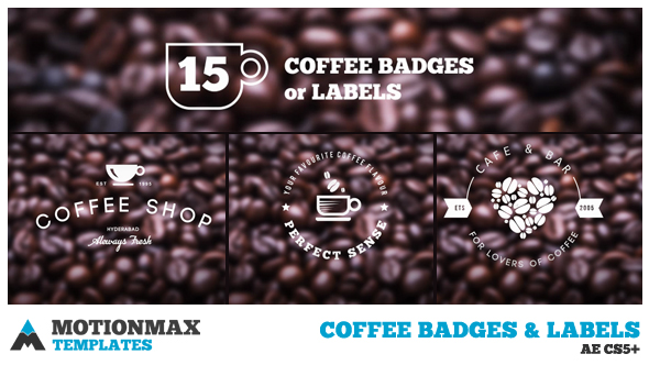 Coffee Badges and Labels
