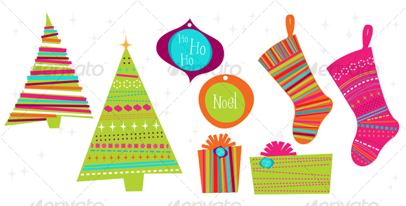 Christmas Objects - Objects Illustrations