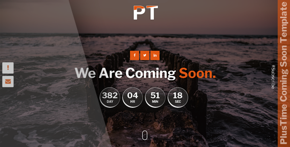 PlusTime - Coming Soon Template