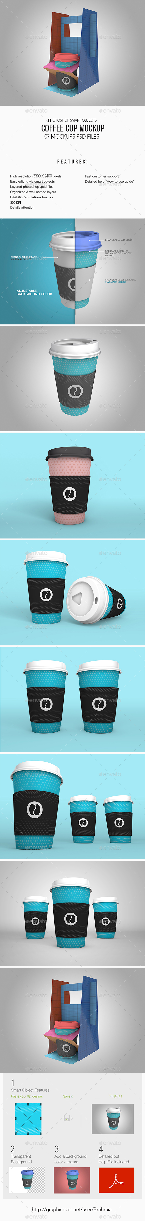 Coffee Cup Mockup - Food and Drink Packaging
