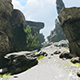 Movement On Stone Canyon Among The Rocks - VideoHive Item for Sale