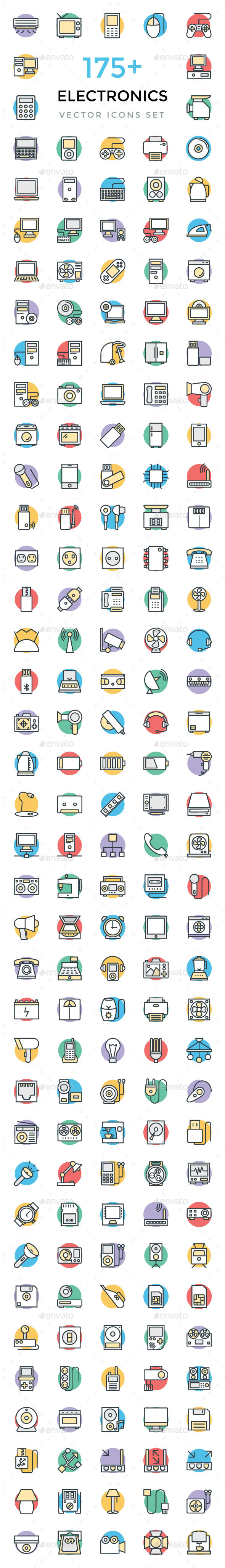175+ Electronics Vector Icons - Icons