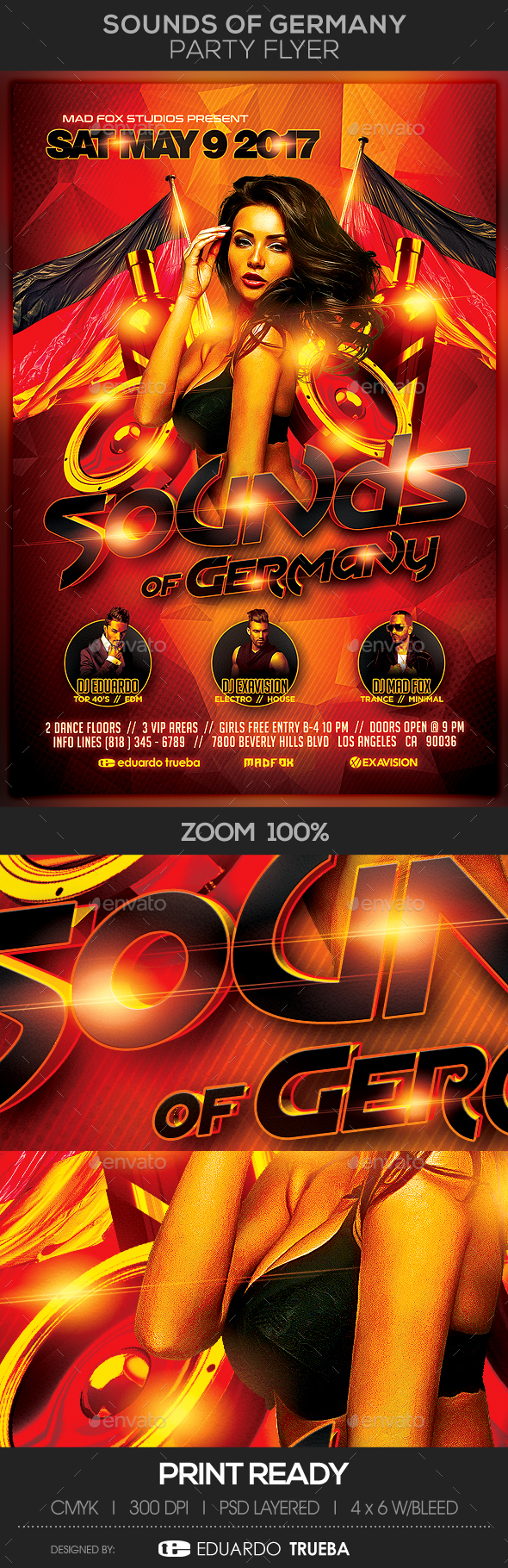 Sounds of Germany Party Flyer - Events Flyers