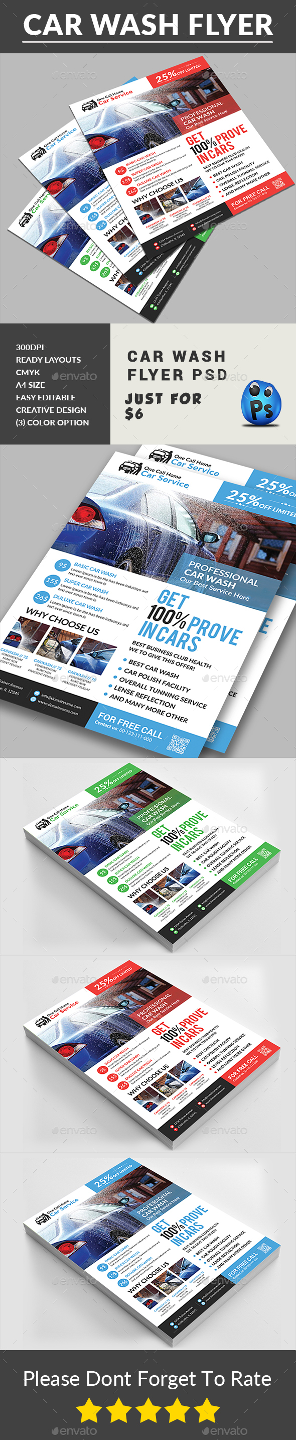 Car Wash Flyer - Corporate Flyers
