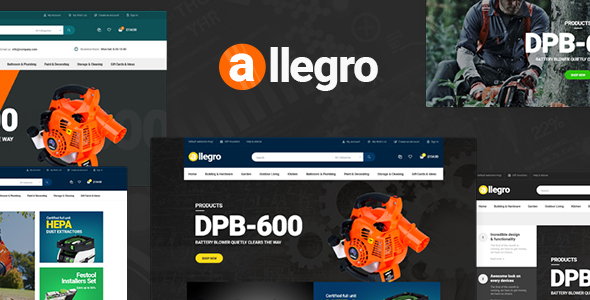 Allegro - Equipment - ThemeForest 19198431