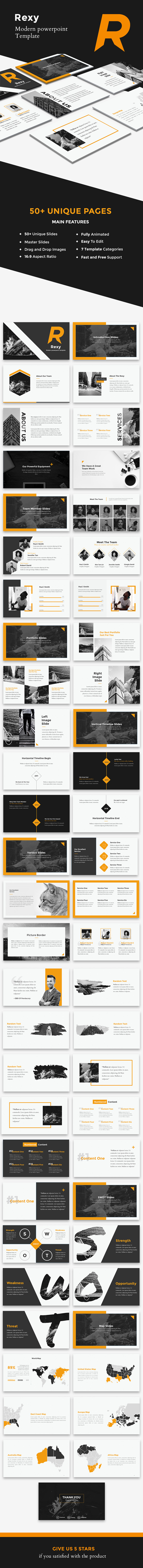 Rexy - Modern PowerPoint Template