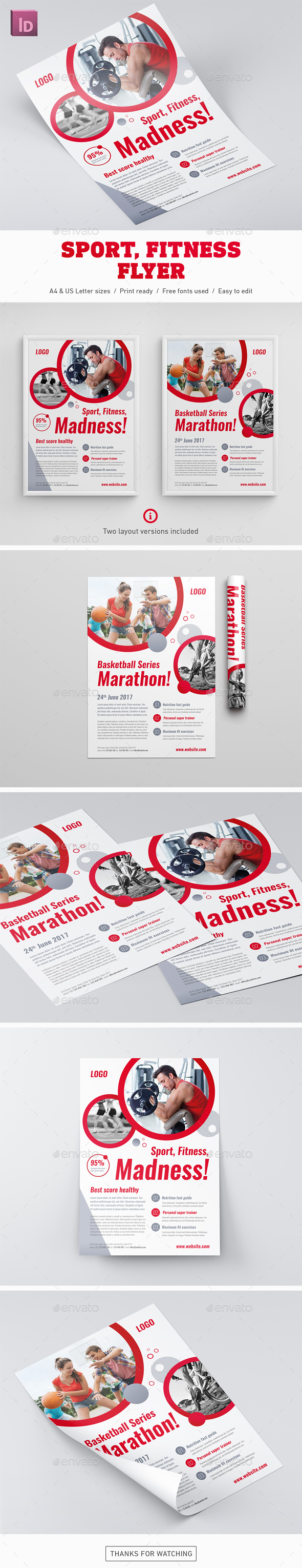 Sport Fitness Flyer - Corporate Flyers