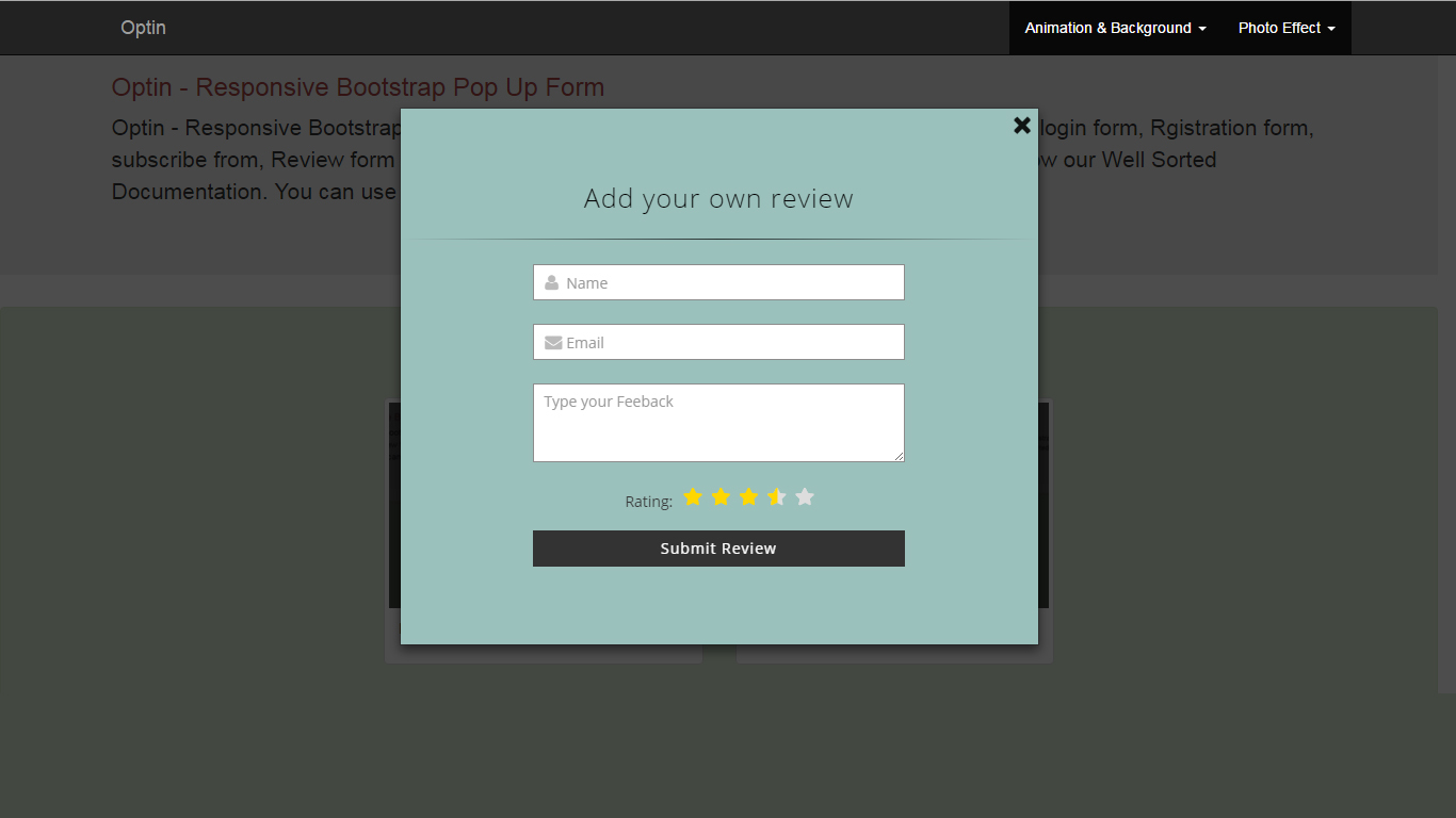 optin responsive bootstrap pop up form by designcollection popup form html