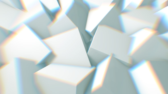 Spinning Cubes Background