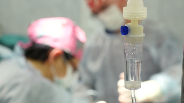 Intravenous Drip, Surgeons Operating