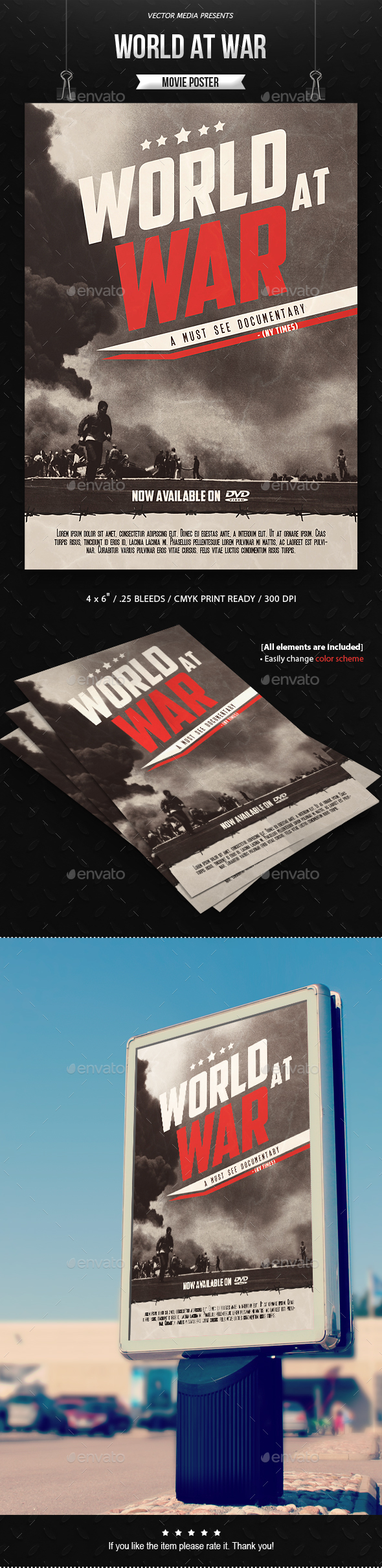 World at War - Movie Poster - Miscellaneous Events