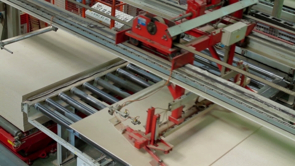 Automatic Machine Production of Chipboard alt