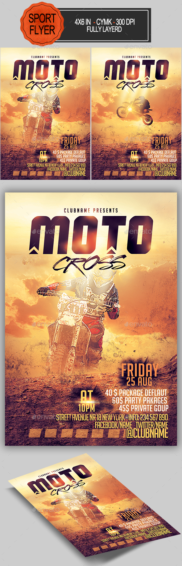 Download Motocross Flyer by seasonOFTHEflowers | GraphicRiver