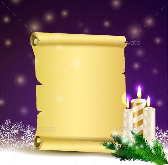 Old Scroll Paper - Christmas Seasons/Holidays